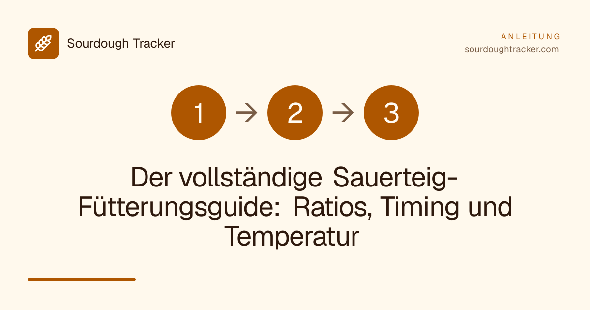 Der vollständige Sauerteig-Fütterungsguide: Ratios, Timing und Temperatur