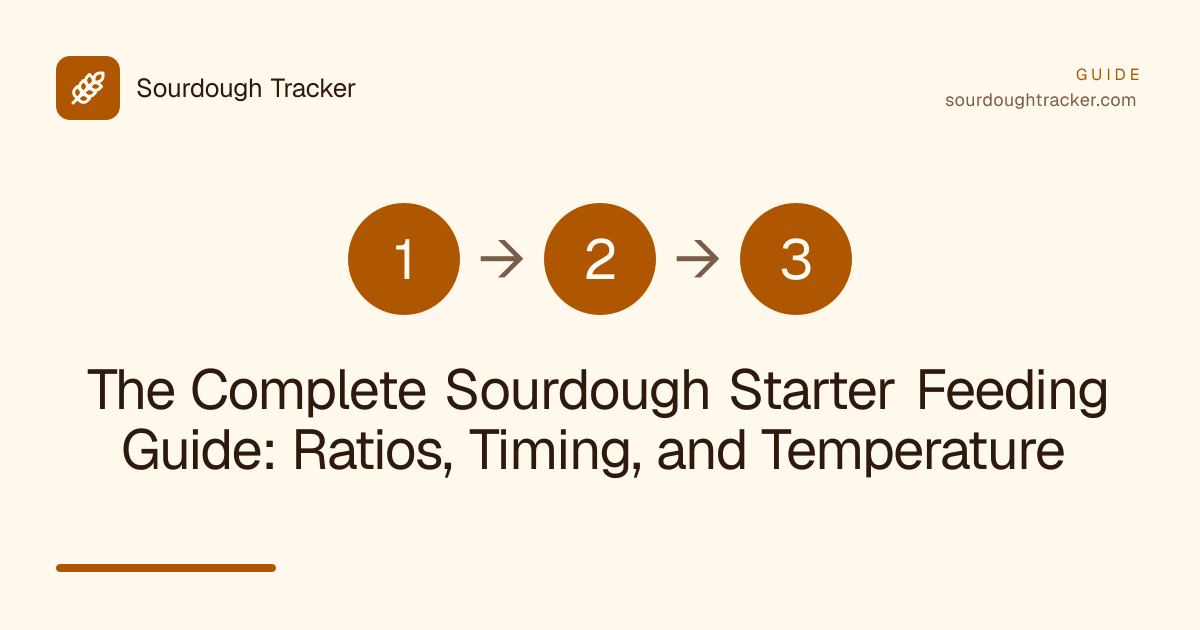 The Complete Sourdough Starter Feeding Guide: Ratios, Timing, and Temperature