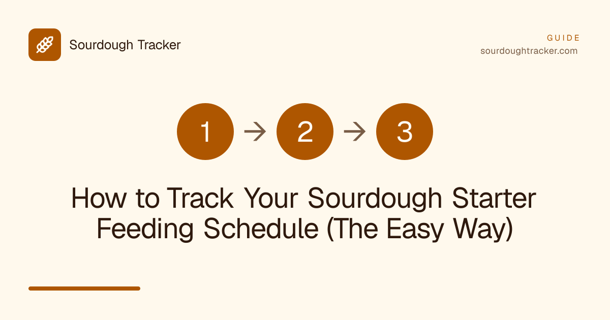 How to Track Your Sourdough Starter Feeding Schedule (The Easy Way)